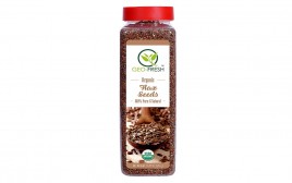 Geo-Fresh Organic Flax Seeds   Jar  425 grams